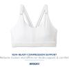 Brooks Women’s Plunge 3.0 Sports Bra for Running, Workouts & Sports(White)