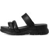 Cole Haan Women’s Zerogrand Double Band Slide Sandals(Black/Black)