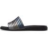 Crocs Women’s Miami Slide Sandal(Metallic Black)