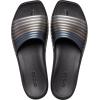 Crocs Women’s Miami Slide Sandal(Metallic Black)