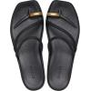 Crocs Women’s Miami Toe Loop Sandals(Metallic Black)