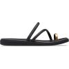 Crocs Women’s Miami Toe Loop Sandals(Metallic Black)