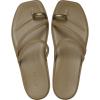 Crocs Women’s Miami Toe Loop Sandals(Sepia Metallic)