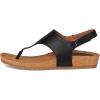 Eurosoft by Sofft Women’s Gretchen Flat Sandal(Black)