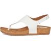 Eurosoft by Sofft Women’s Gretchen Flat Sandal(White)