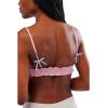 Free People Womens Gia Triangle Bralette(Fairytale Combo)