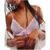 Free People Womens Gia Triangle Bralette(Fairytale Combo)