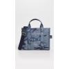 Marc Jacobs The Camo Jacquard Medium Tote Bag(Blue Multi)