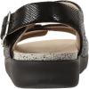 SAS womens Flat Sandals(Black Snake)