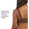 SPANXsmooth Bra-Llelujah! Lightly Lined Full Coverage – T-Shirt Bra – Front Closure – Hosiery Back – Smart Stretch Straps(Chestnut Brown)