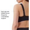 SPANXsmooth Bra-Llelujah! Lightly Lined Full Coverage – T-Shirt Bra – Front Closure – Hosiery Back – Smart Stretch Straps(Very Black)