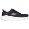 Skechers Women’s Go Walk Now Hands Free Slip-ins Sneaker(Black/Purple)