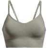 Under Armour Train Seamless Low Impact Bra for Women – Pure Polyester Construction – Sweat-Wicking Fabric(Grove Green/Grove Green)