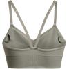 Under Armour Train Seamless Low Impact Bra for Women – Pure Polyester Construction – Sweat-Wicking Fabric(Grove Green/Grove Green)