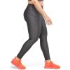 Under Armour Womens HeatGear Armour High Waisted Leggings(Charcoal Light Heather (019)/Metallic Silver)