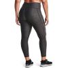 Under Armour Womens HeatGear Armour High Waisted Leggings(Charcoal Light Heather (020)/White)