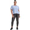 Under Armour Womens HeatGear Armour High Waisted Leggings(Charcoal Light Heather (020)/White)