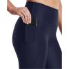 Under Armour Womens HeatGear Armour High Waisted Leggings(Midnight Navy (410)/White)