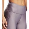 Under Armour Womens HeatGear Armour High Waisted Leggings(Slate Purple (585)/Halo Gray)