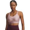 Under Armour Women’s UA Infinity High Sports Bra((673) Tourmaline Pink / / Maroon Mist)