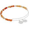 Alex and Ani AA772523SC,Carnelian(Shiny Silver  Orange)
