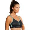 Anita Womens Performance Sports Bra Maximum Support(Black/Pool Blue)