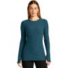 Beyond Yoga Women’s Spacedye Classic Crew Pullover(Blue Gem Heather)