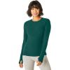 Beyond Yoga Women’s Spacedye Classic Crew Pullover(Lunar Teal Heather)