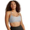 Beyond Yoga Women’s Spacedye Slim Racerback Bra(Silver Mist)