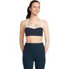 Beyond Yoga Women’s Spacedye Trophy Light Support Bra(Nocturnal Navy/Cloud White)