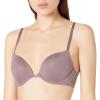 Calvin Klein Women’s Perfectly Fit Push Up Plunge Bra(Plum Dust)