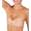 Fashion Forms Women’s Silicone Skin Bandeau Sticky Bra, Strapless, Backless(Clear)