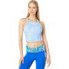 Lilly Pulitzer Letitia Bra Tank UPF 50+(Blue Peri the Turtle Package)