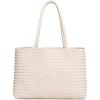 Madewell Women’s Transport Early Weekender Woven Tote(Alabaster)