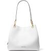 Michael Kors Kensington Large Shoulder Tote(Optic White)
