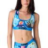 PSD Women’s Rick and Morty Travels Sports Bra(R&m Travels)