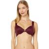 SPANXsmooth Bra-Llelujah! Lightly Lined Full Coverage – T-Shirt Bra – Front Closure – Hosiery Back – Smart Stretch Straps(Sangria)