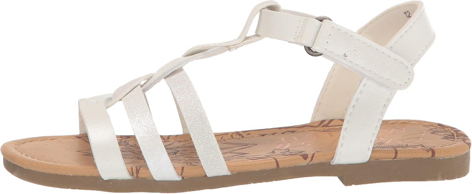imageBlowfish Malibu Girls Sabinit Flat SandalWhite Sandy SugarPearl WhiteMilk