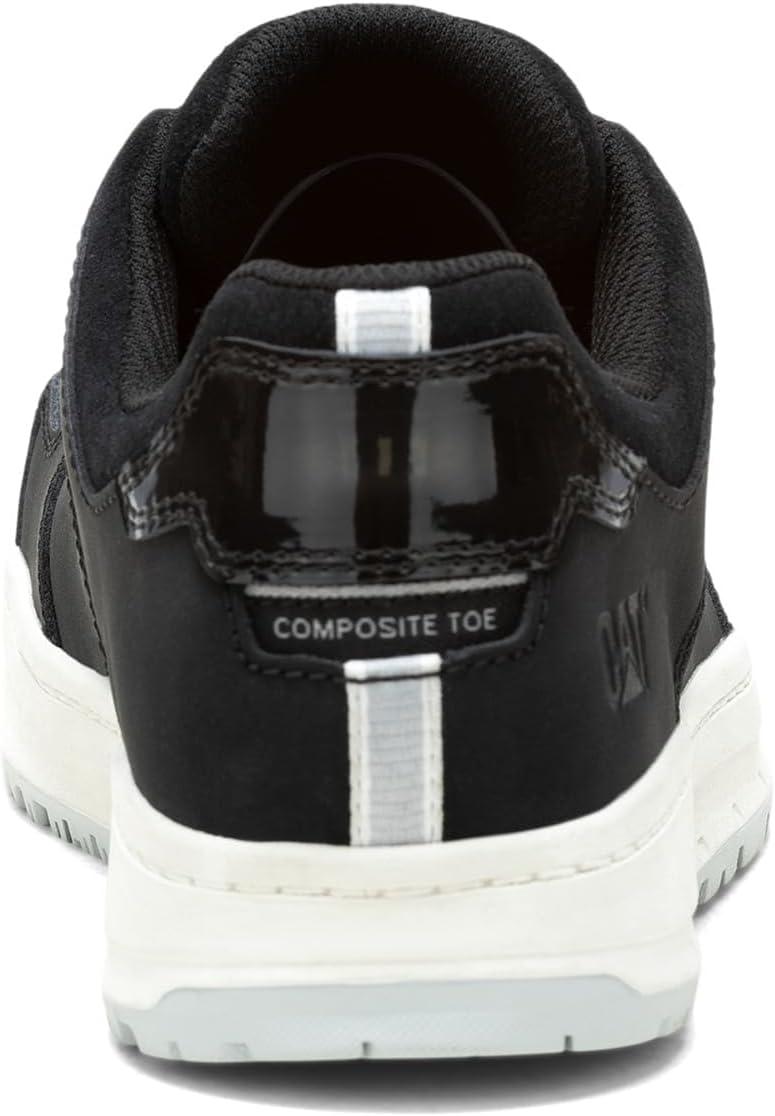 imageCAT Mens Streamline Court Composite Toe Construction BootBlack NubuckSilver