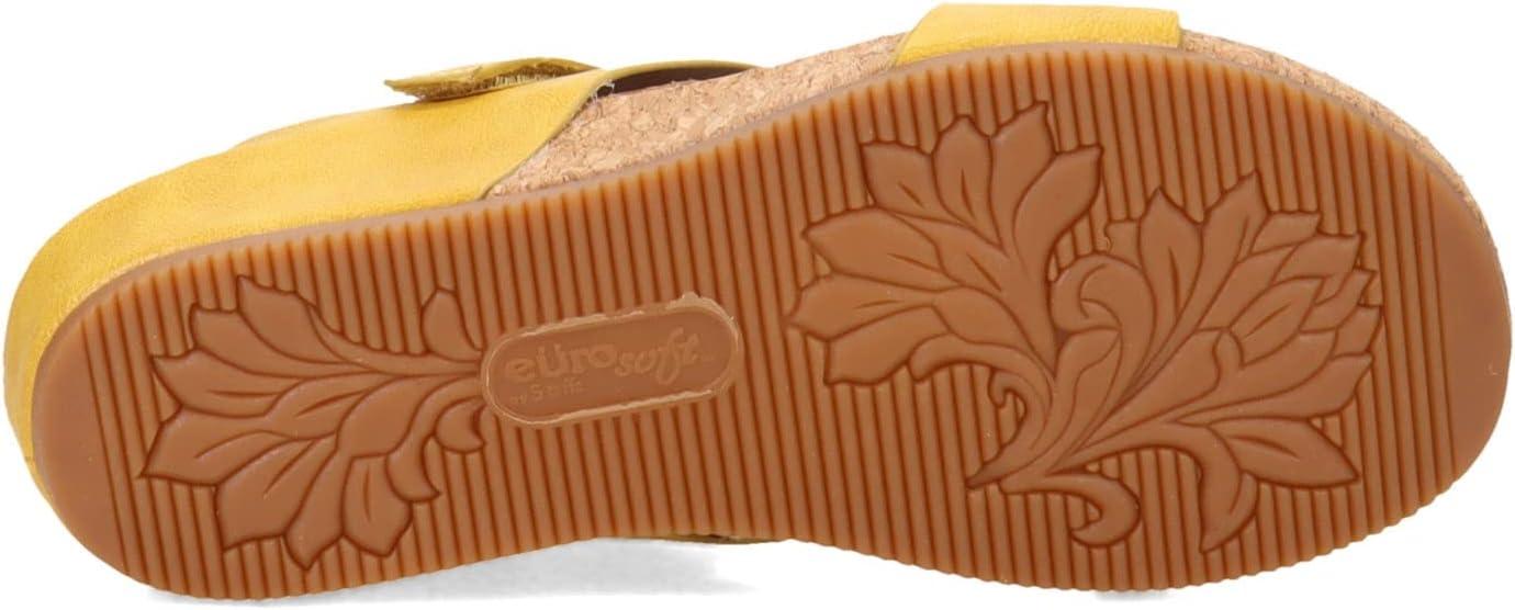imageEurosoft by Sofft Womens Gianetta Flat SandalGolden Yellow