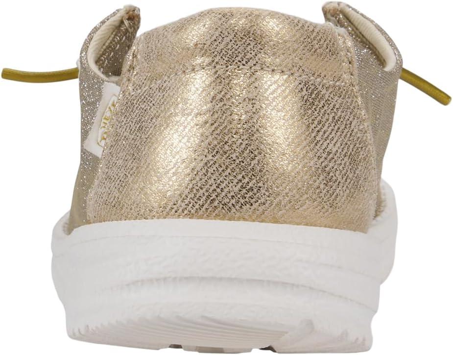 imageHEYDUDE UnisexChild Wendy Sparkle Kids LoaferGold