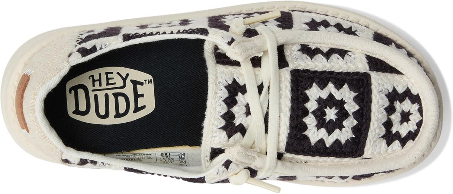 imageHey Dude Girls Wendy Boho Kids LoaferBlackMulti