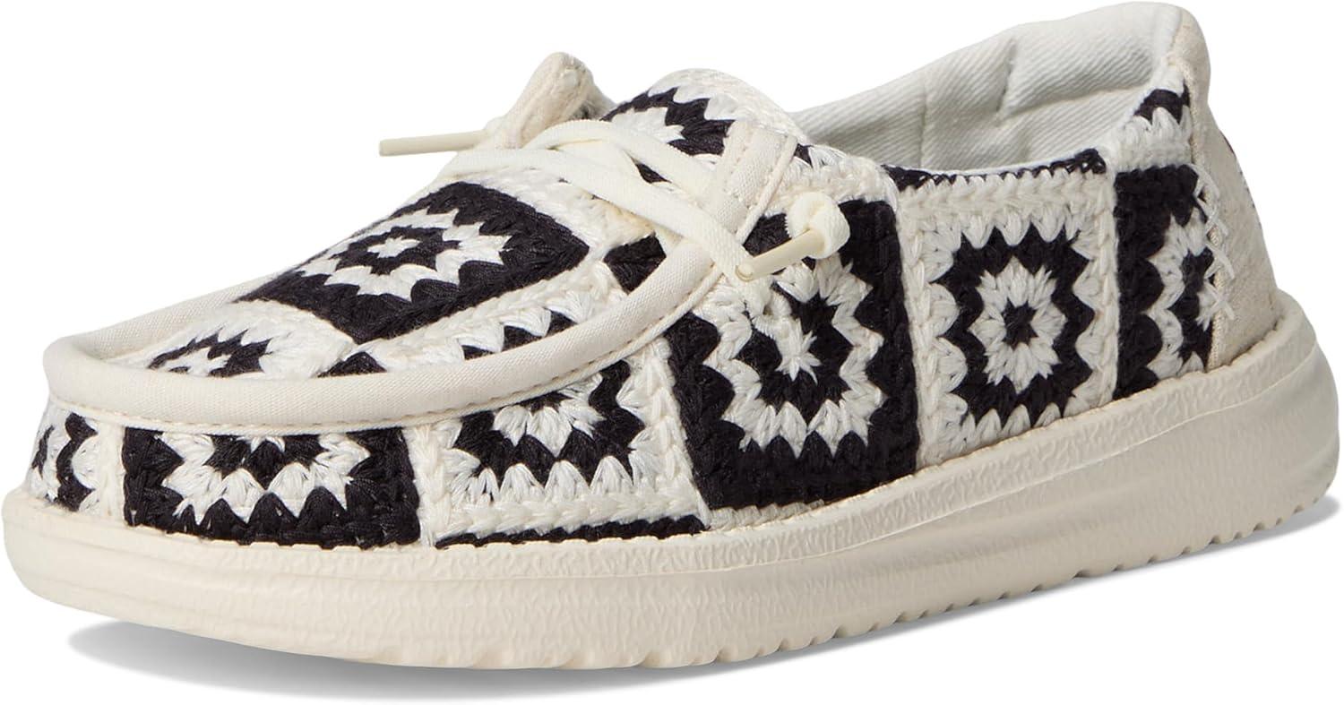 imageHey Dude Girls Wendy Boho Kids LoaferBlackMulti