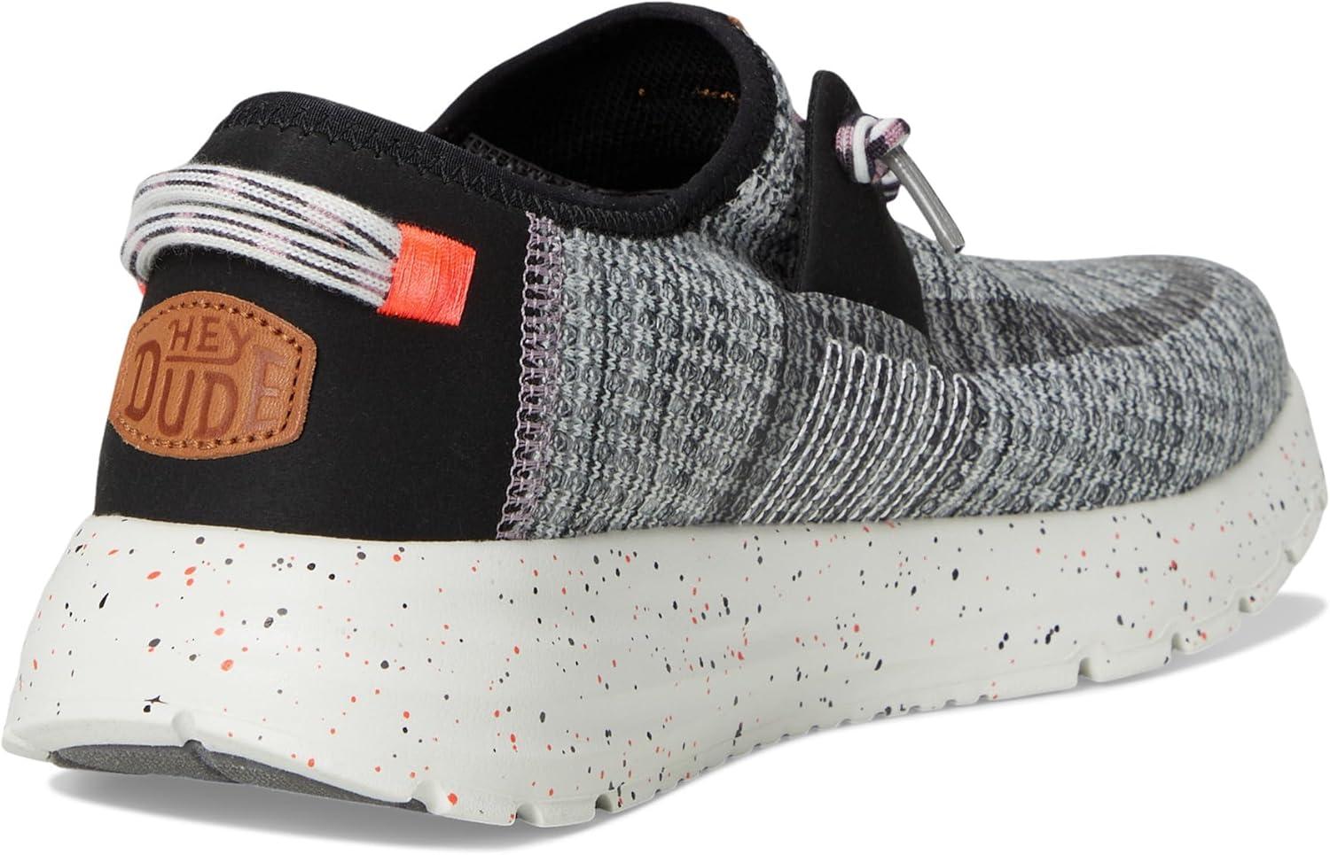 imageHey Dude Womens Sirocco Speckle Womens Sneaker Mens Slip On Shoes Comfortable ampamp LightWeightBlackMulti