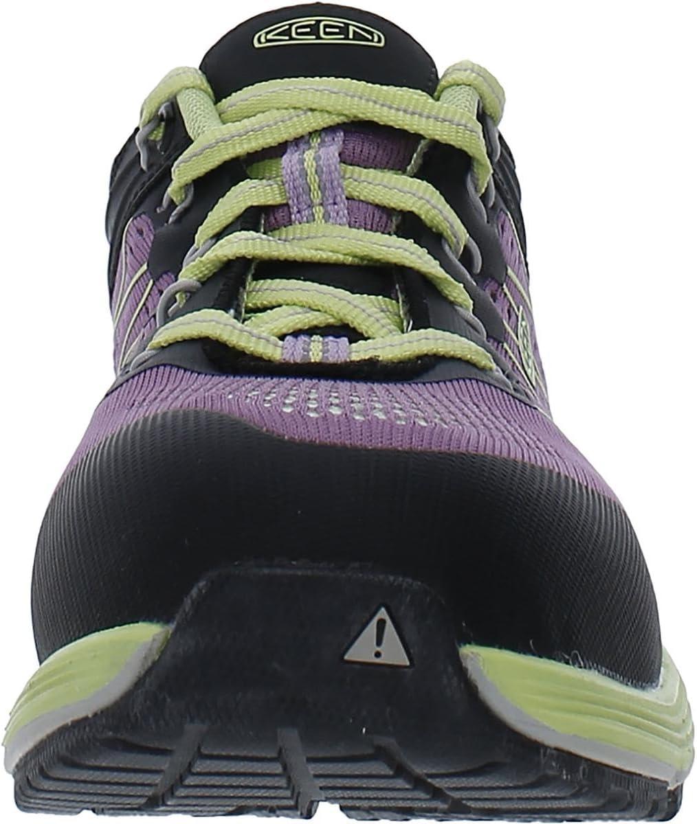 imageKEEN Utility Womens Vista Energy Low Height Sneakers Composite Toe Industrial Work ShoesAfrican VioletBlack