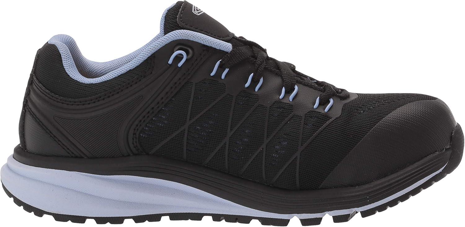 imageKEEN Utility Womens Vista Energy Low Height Sneakers Composite Toe Industrial Work ShoesHydrangeaBlack