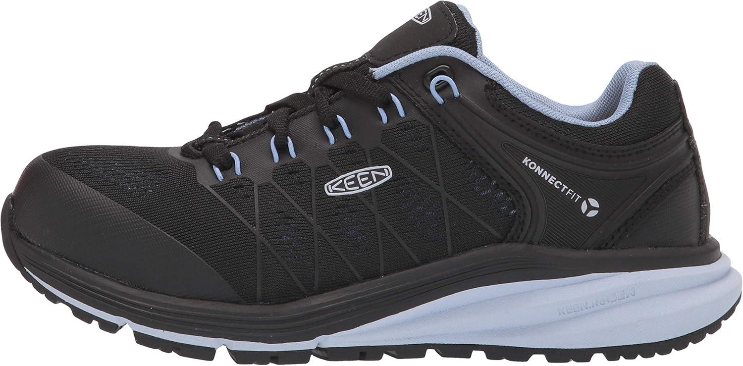 imageKEEN Utility Womens Vista Energy Low Height Sneakers Composite Toe Industrial Work ShoesHydrangeaBlack