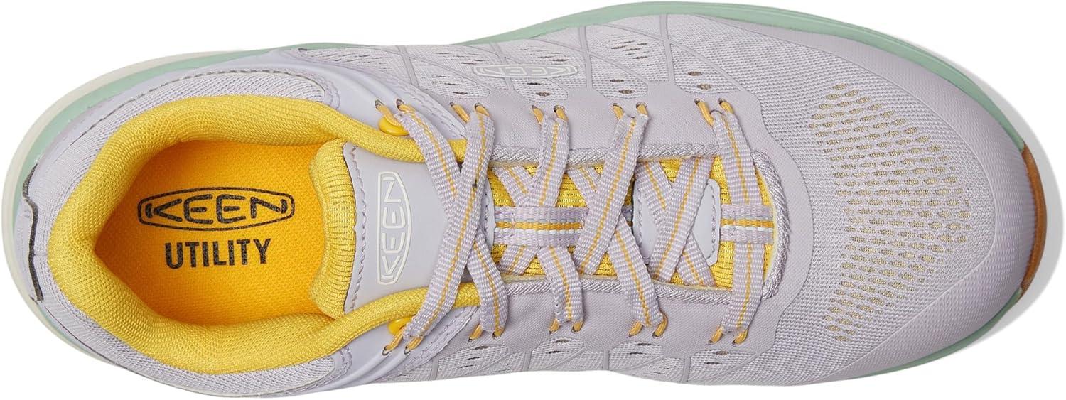 imageKEEN Utility Womens Vista Energy Low Height Sneakers Composite Toe Industrial Work ShoesThistleDaffodil