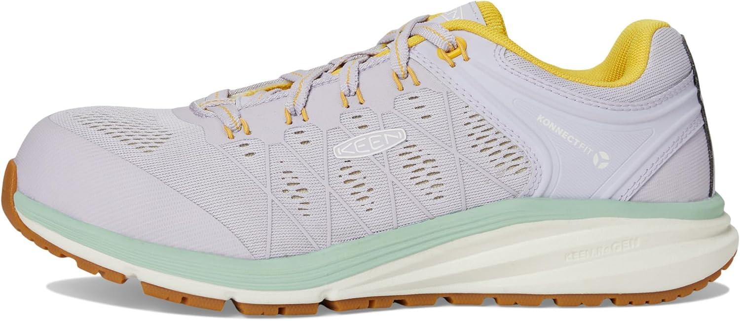 imageKEEN Utility Womens Vista Energy Low Height Sneakers Composite Toe Industrial Work ShoesThistleDaffodil