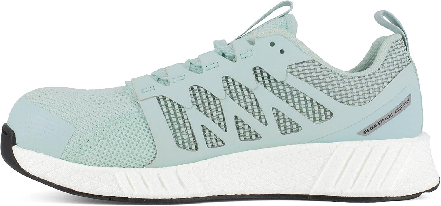 imageReebok Womens Rb347 Fusion Flexweave Work Construction Shoe Mint Blue SafetySeafoam Green